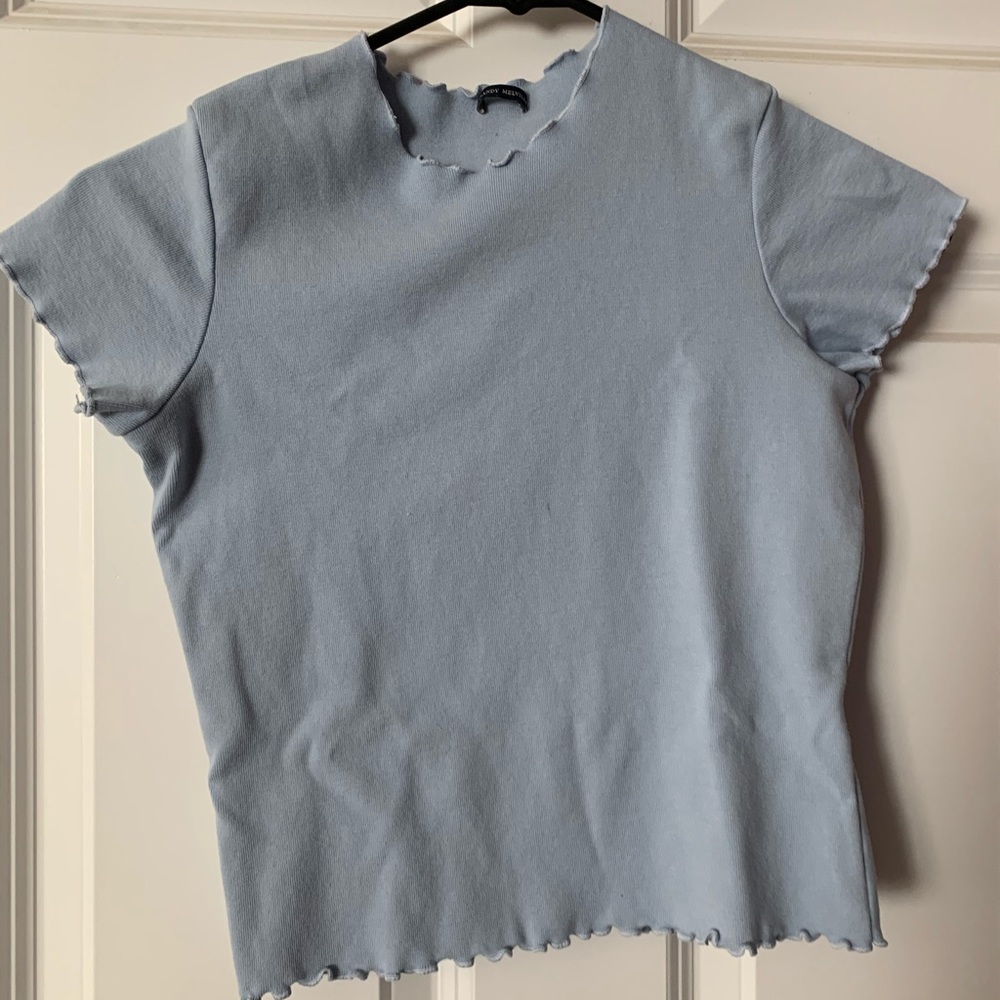 Brandy Melville light blue Wynn top